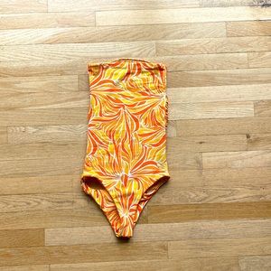 Orange and Yellow small Mikoh one piece